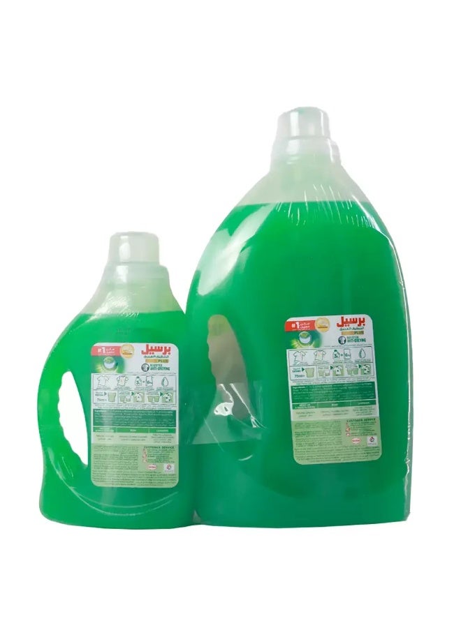 Persil Power Gel White Flower Laundry Detergent With Boosted Anti Greying Formula, Green- 2.9Ltr+1Ltr - Image 2