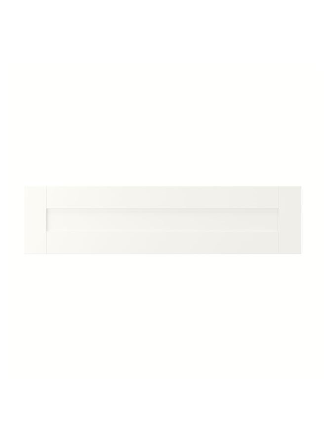 Zaboon Drawer Front, White, 80X20 Cm - Image 1