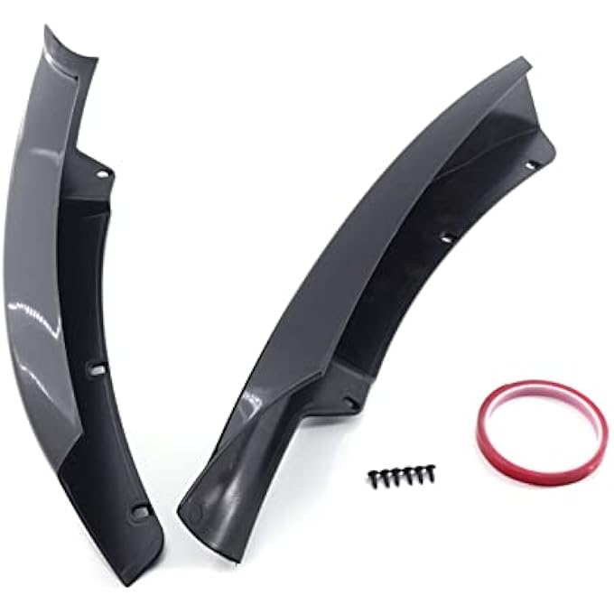 Irovami Front Bumper Splitter Spoiler Lip Cover Replacement for BMW E90M LCI Sedan with M-Tech Bumper 2009-2012 (Fit M-Tech Bumper Only) - Image 4