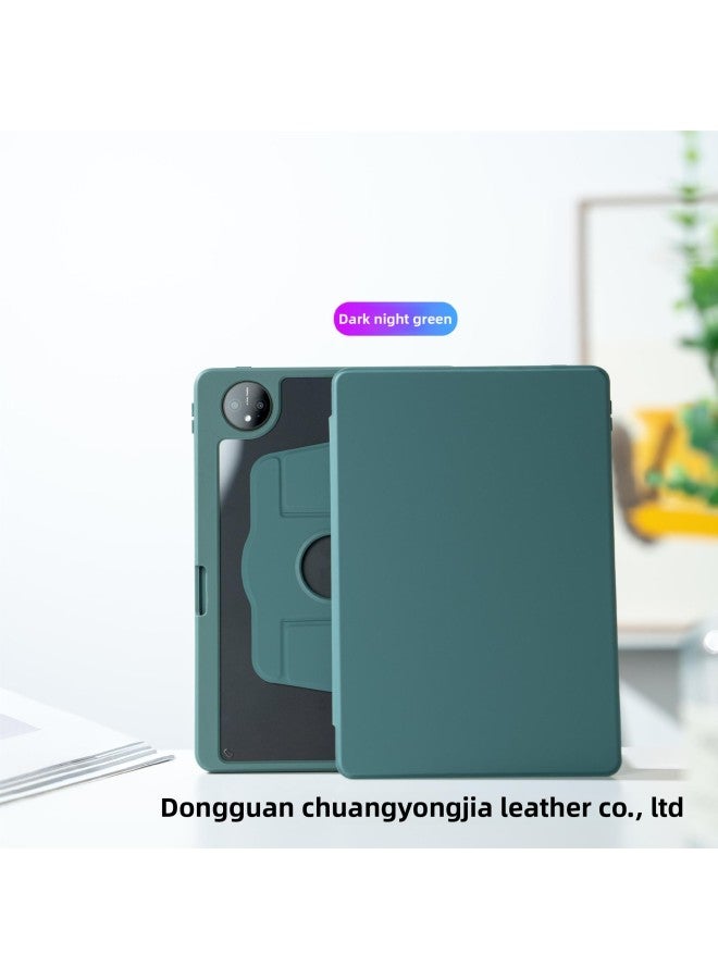 For 2023 For Huawei MatePad11.5S Tablet PC Protective Case Pro Rotating SE11 Acrylic Air12-Color:Night Green (book Spin)-Applicable Model:For Huawei MatePad11/2023