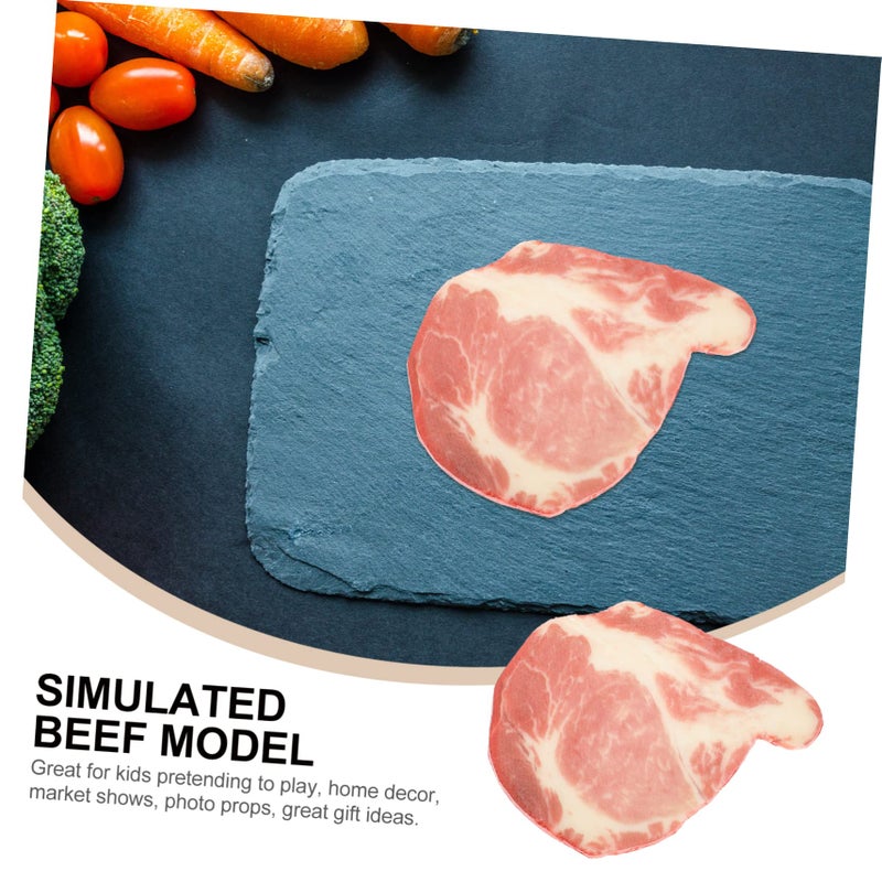 Realistic Artificial Beef Model Kitchen Decor Photography Prop Role Play Film - Image 5