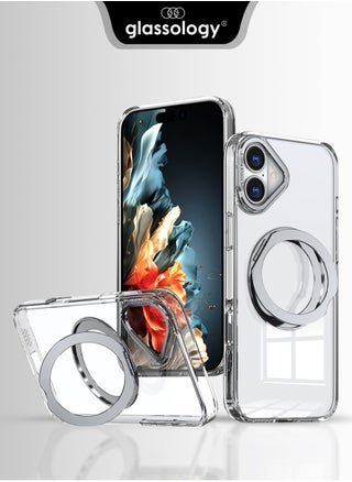 iPhone 16 Plus 360° Rotate Ring Stand MagSafe Case Shockproof Wireless Charging Compatible Adjustable Kickstand (Clear) - pzsku/ZD7B76A483EF4F23ADAFAZ/45/1746208598/5809fd69-ef5d-4561-84f3-23a9d0e36661