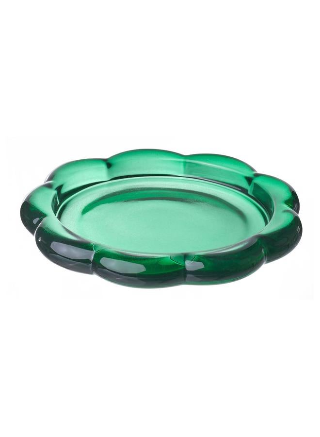 Green Tiger Candle Dish, Green, 11 Cm - Image 1