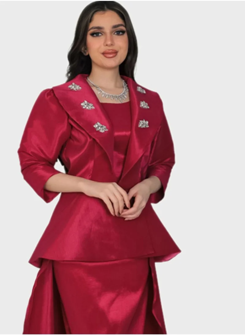 توب تاتو Emballished Dress