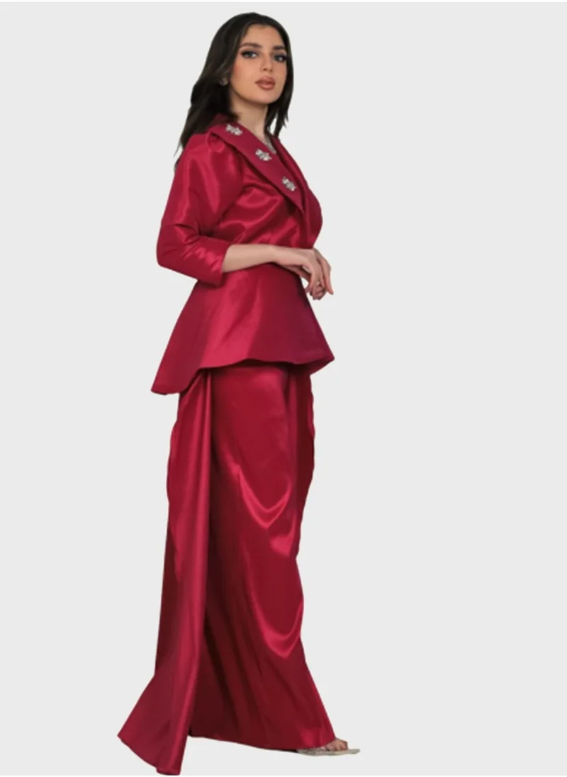 توب تاتو Emballished Dress