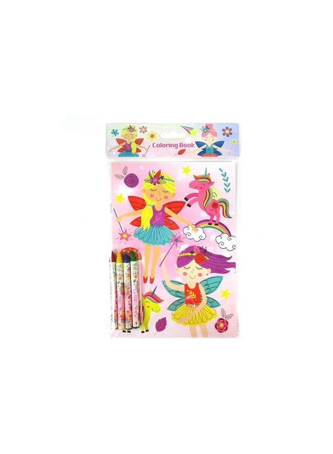 TINYMILLS Magical Fairies Coloring Books for Kids with 12 Coloring Books and 48 Crayons, Fairies Birthday Party Favors, Favor Bag Fillers, Classroom Rewards, Carnival Prizes - Image 5