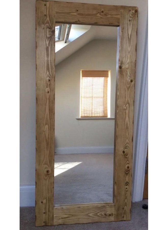 Art Wood Stand Mirrors  Wooden * Brown  3X175X77 Cm 