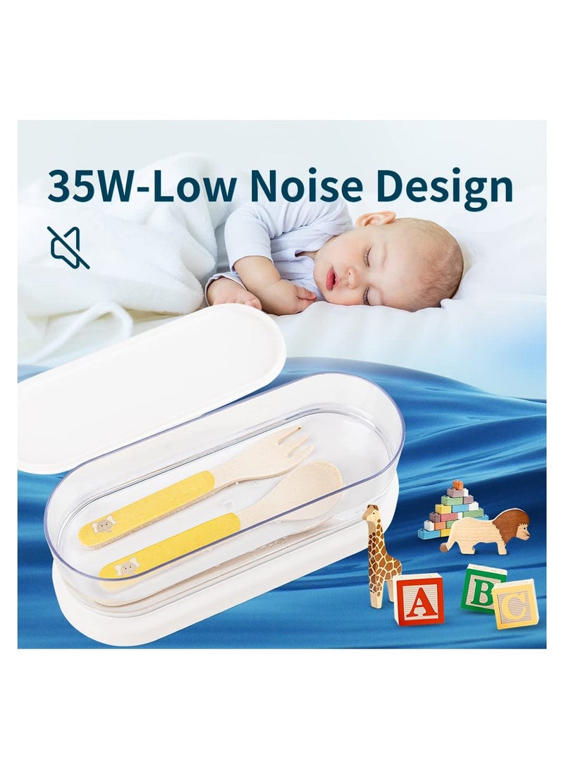 Portable Ultrasonic Jewelry Cleaner 45kHz Rapidly Cleans Rings Earrings Necklaces Watches Coins and More - Image 5