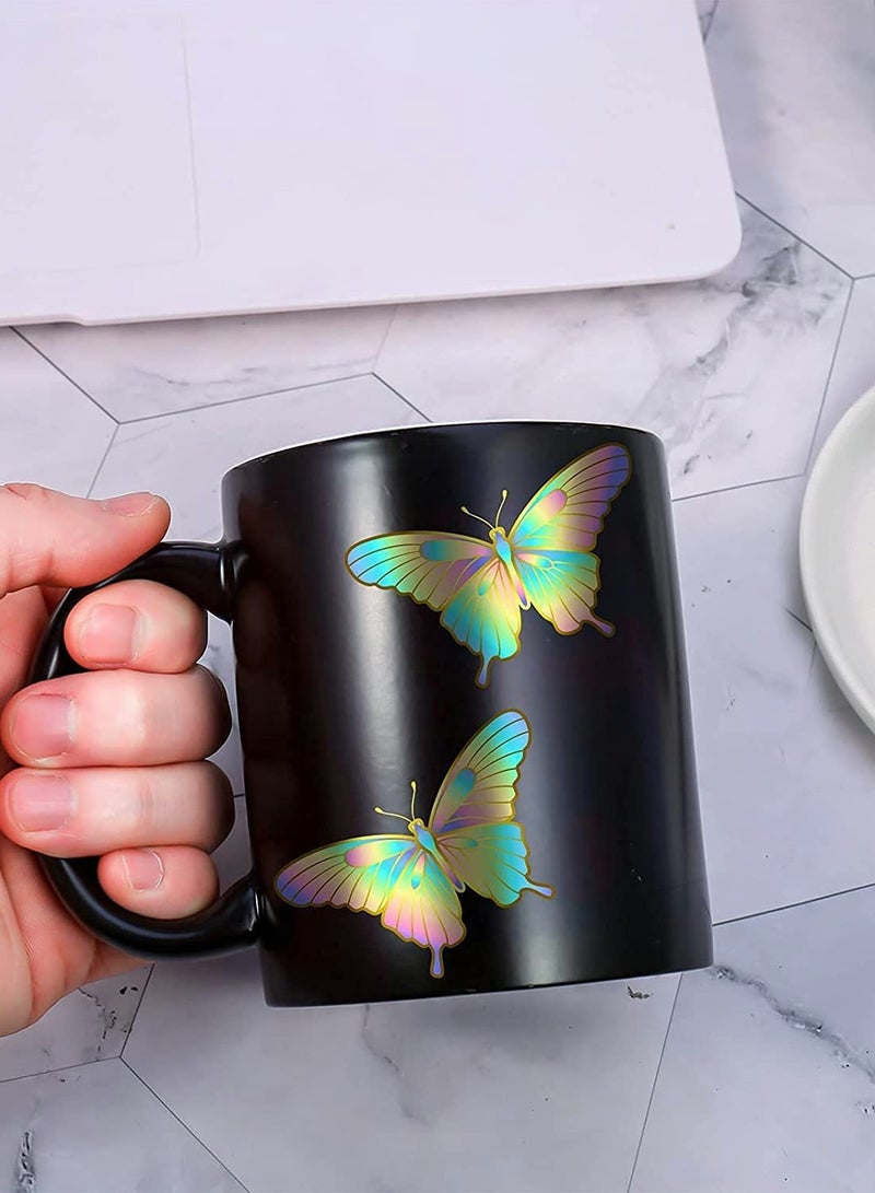 Printable Holographic Dries Quickly Waterproof Sticker Paper Rainbow Vinyl Sticker Paper, A4 Size, 8.25 x 11.7 Inches, for Inkjet Printer u0026 Laser Printer, 20pcs - Image 5