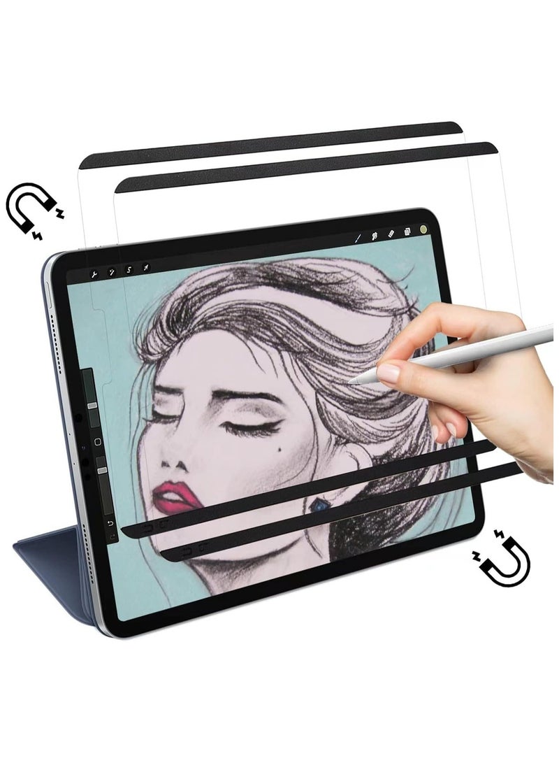 【2-Pack】 Huawei MatePad 11.5s 2024 Magnetic Paper Screen Protector, Pencil Touch, Paper Texture, Washable, Anti-Glare, Removable, Reusable Drawing Paper Film - Image 1