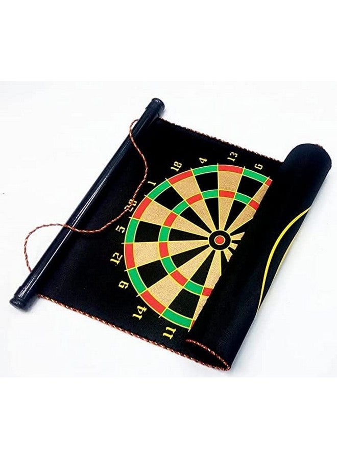 VGRASSP 15 Inch Magnetic Dart Board Game for Kids, Double Sided Foldable Dart Board Game Toy for Kids with 4 Free Magnetic Darts - Image 3
