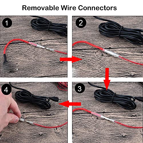 Gebildet 12V-24V Low Profile Add-a-Circuit Fuse Tap, Miniature Piggy Back Blade Fuse Holder with Wire Harness, 6 pcs Fuse (3A 5A 7.5A 10A 15A 20A) and Fuse Puller (Pack of 4) - Image 5