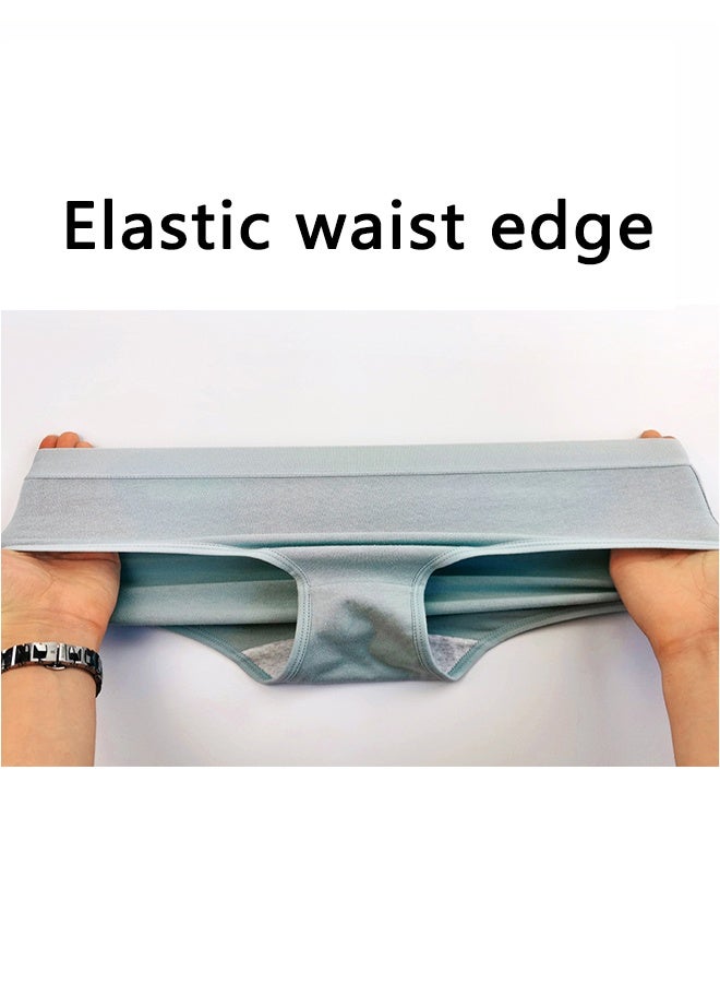Zeemey Zeemey 6-Piece Cotton Breathable Panties Low Waist Fashionable Ladies Panties - Image 3
