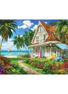 WHITE MOUNTAIN Beach House 1000 Piece Jigsaw Puzzle  - Image 2