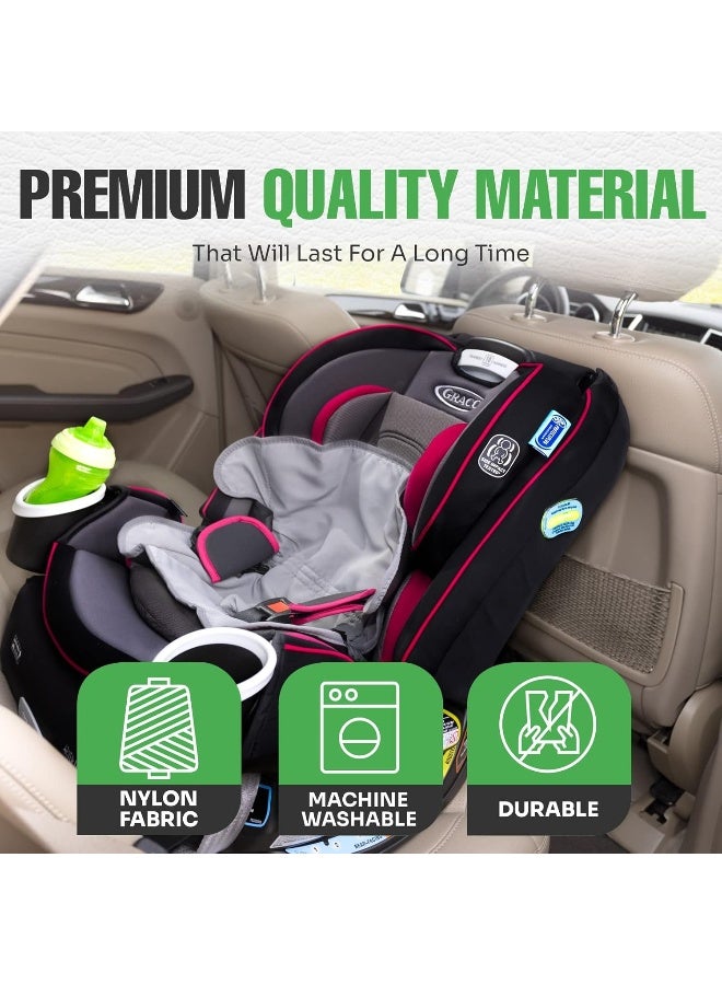 lebogner Child Car Seat Saver Waterproof Liner - 100% Leak Free Pad for Baby Stroller, Piddle Pad for Potty Training Toddlers, Car Seat Liner with Anti Slip Vinyl Backing - Image 4