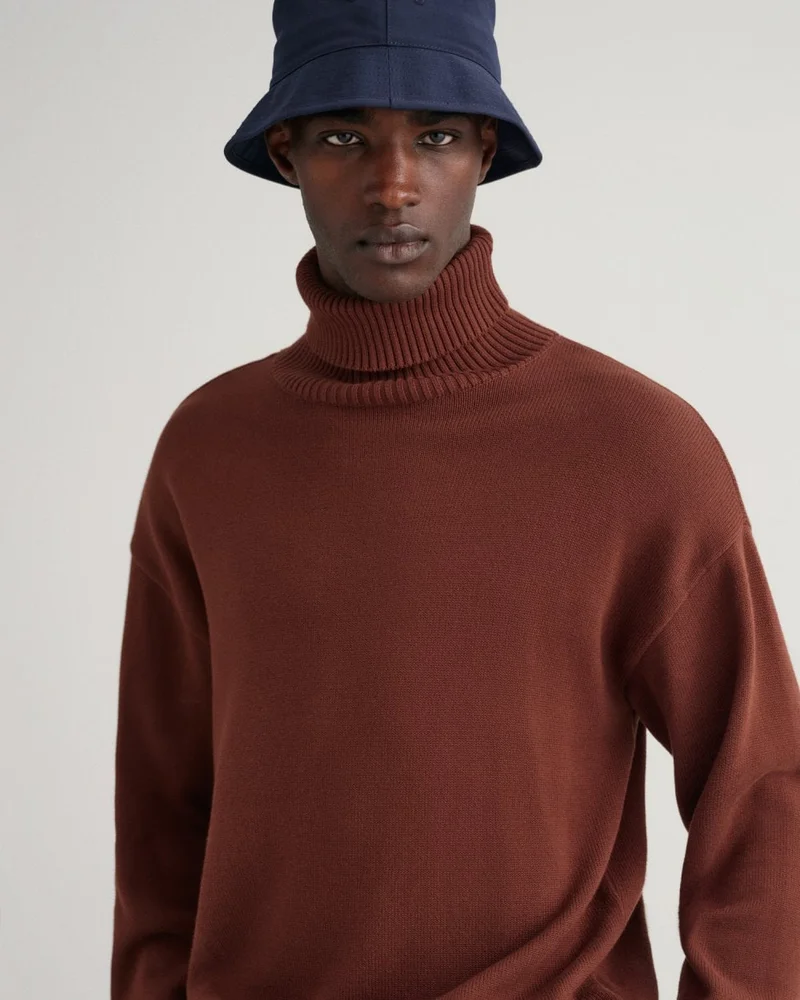 GANT  Gant Supima Cotton Rollneck Sweater for Men | Best Price UAE