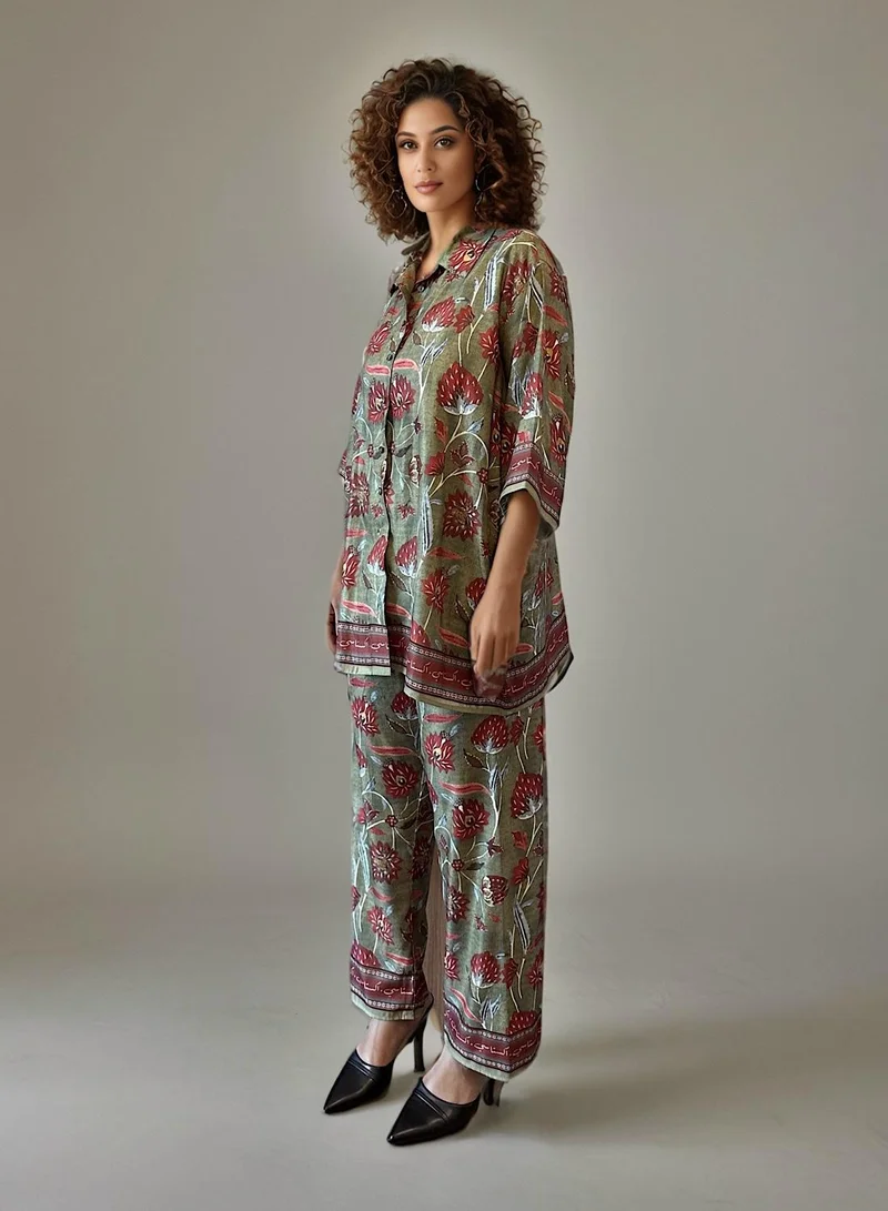 Ecstacy Exclusive printed Coord