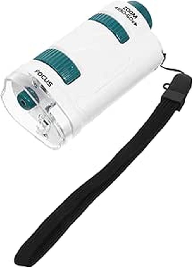 Portable Monocular Microscope 1set for Early Learning Biology Experiments Students - Image 1