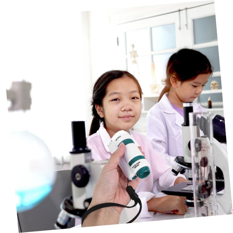 Portable Monocular Microscope 1set for Early Learning Biology Experiments Students - Image 3