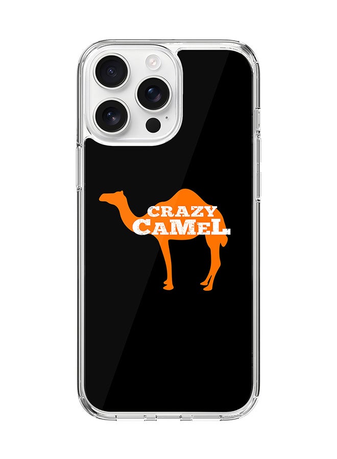 Stylizedd For iPhone 16 Pro Max Case [Compatible with MagSafe] Slim Magnetic cover Clear Phone Case - Crazy Camel - Image 1