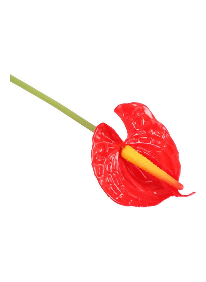 نيبمينينت زهرة صناعية مضادة للبهتان وصديقة للبيئة بلون أبيض أحمر