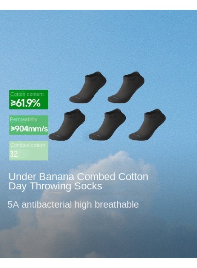 Beneunder 5a Antibacterial Convenient Cotton Antimicrobial Mesh Breathable High Elasticity Snug Fit Non-slip Heel - Image 1