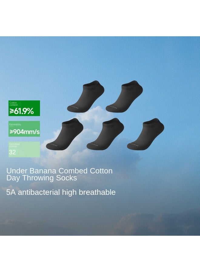 Beneunder 5a Antibacterial Convenient Cotton Antimicrobial Mesh Breathable High Elasticity Snug Fit Non-slip Heel - Image 2
