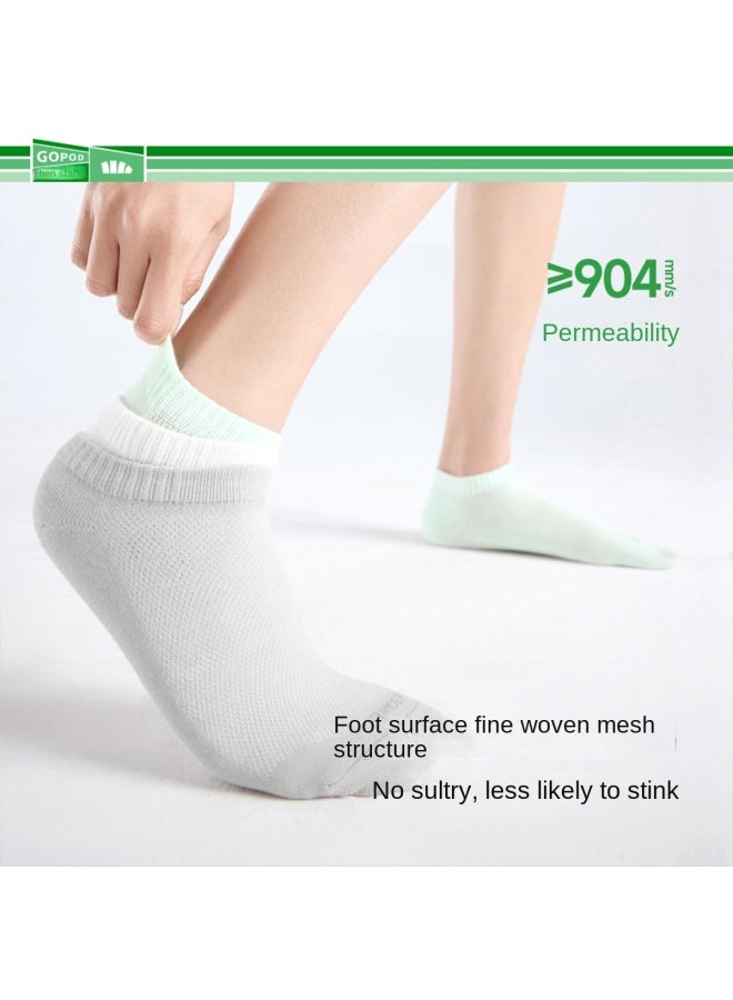 Beneunder 5a Antibacterial Convenient Cotton Antimicrobial Mesh Breathable High Elasticity Snug Fit Non-slip Heel - Image 4