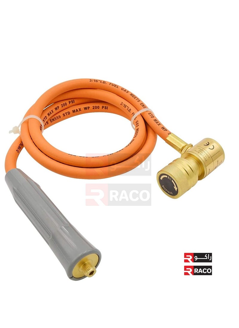 RACO RACO Self-Ignition Welding Torch 1.5m With Stainless Steel Head and Hose for Mapp Cylinder  - Image 5