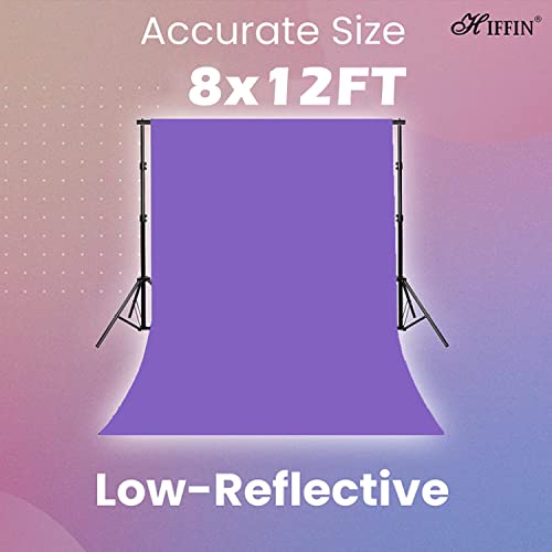 HIFFIN Purple 8X12FT Professional Backdrop for Background Photography Background Stand for Photo Light Studio Accurate Size 8x12ft - Image 4