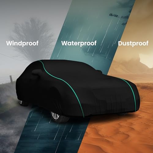 AutoGuys Car Cover Waterproof GL-2 for Mahindra Thar [Year 2020 Onwards] - Thar Car Cover Dust & UV Protection Thar Car Body Cover with Mirror Pocket Soft Cotton Lining - Image 3