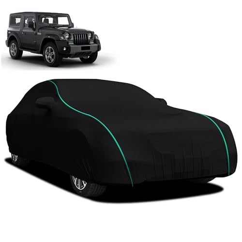 AutoGuys Car Cover Waterproof GL-2 for Mahindra Thar [Year 2020 Onwards] - Thar Car Cover Dust & UV Protection Thar Car Body Cover with Mirror Pocket Soft Cotton Lining - Image 1
