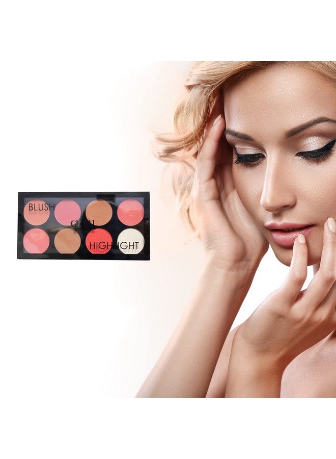 Glam 21 Glam21 Blush Highlighter Palette ; Silky Pigments For Long Lasting Shimmer Look ; Suitable For All Skin Tone ; 24 Gm Classy03 - Image 5