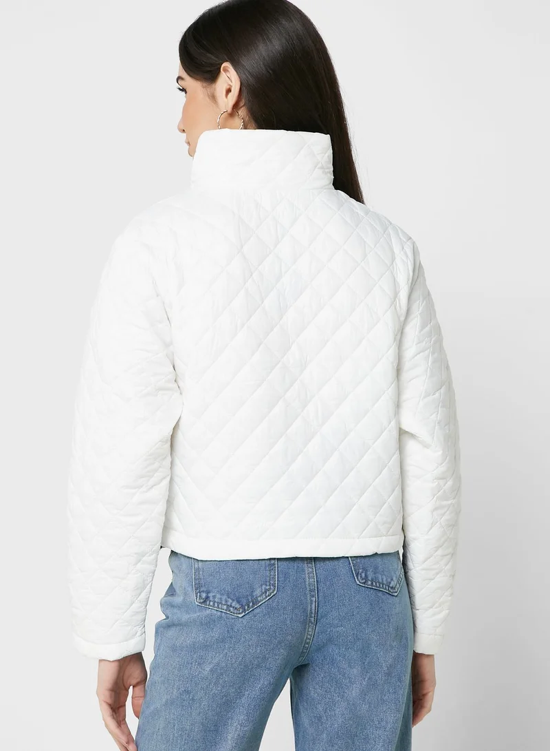 Ginger Quilted Jacket With Oversized Pockets