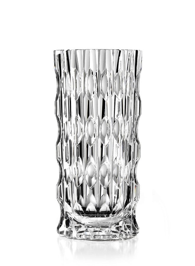 Barski Vase - Round Opening Glass Crystal Vase - for Flowers - Roses - Designed - 10.8" H - by Barski - Made in Europe - Image 1