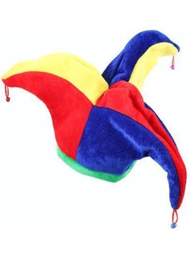 Clown Hat, Fun Jester Hat, Circus Hat, Multi-color Jester Hat For Halloween Party Cosplay Clown Costume Dress Up Accessories - Image 2