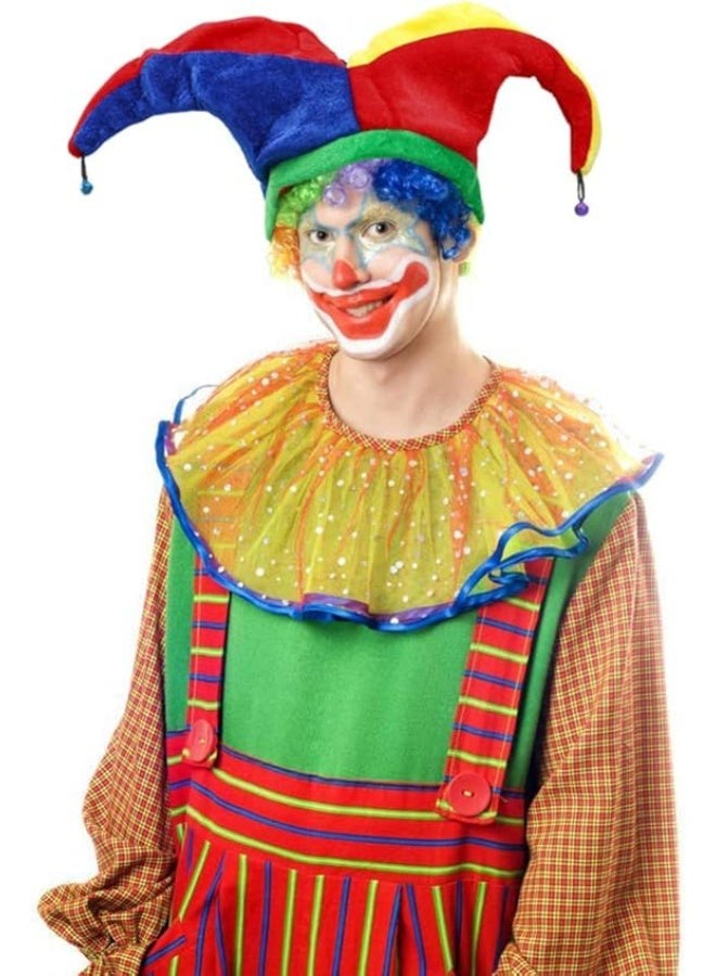 Clown Hat, Fun Jester Hat, Circus Hat, Multi-color Jester Hat For Halloween Party Cosplay Clown Costume Dress Up Accessories - Image 5
