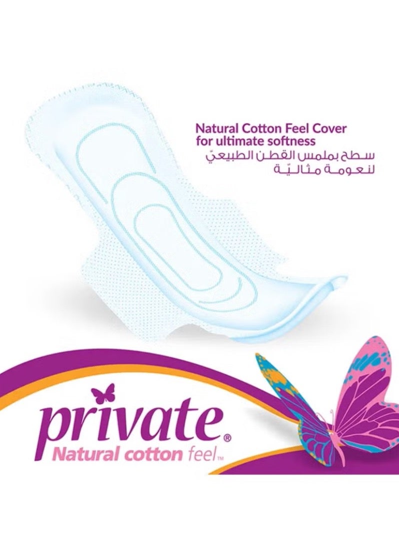 Private Maxi Pocket Super Women's Sanitary Wapkin - 60 Pieces White - Image 2