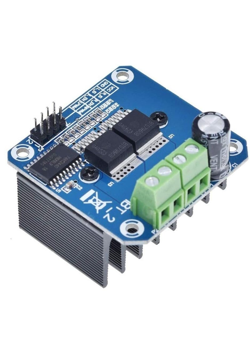 وحدة تشغيل المحرك عالية الطاقة BTS7960 43A / وحدة سائق السيارة الذكية للحد الحالي من Arduino - Image 2