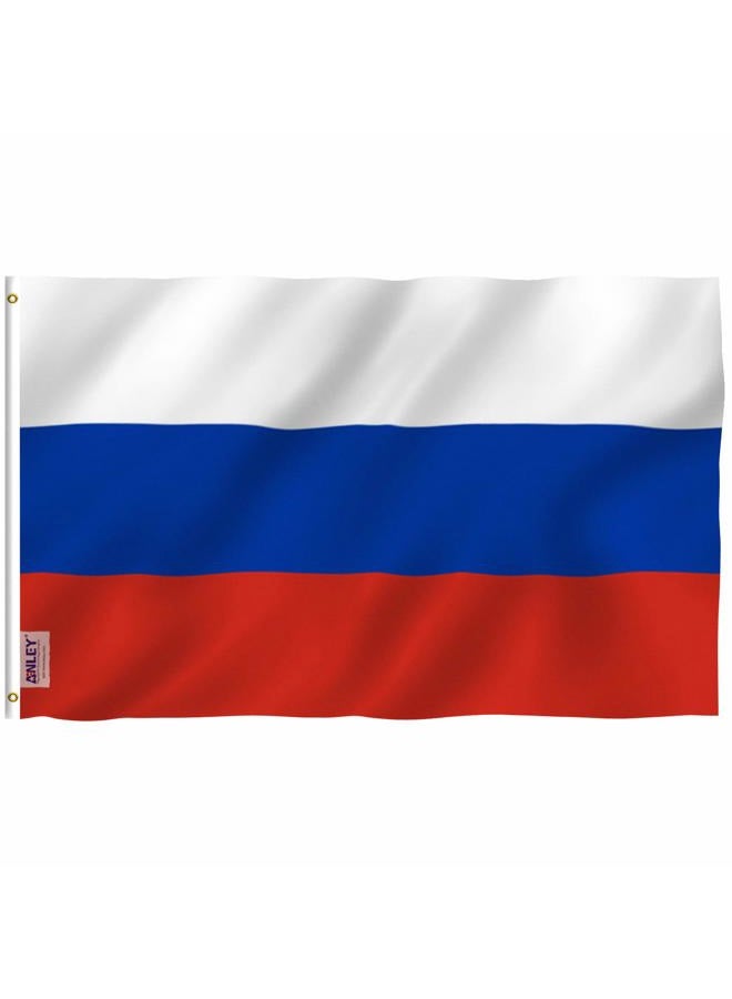 ANLEY Fly Breeze 3x5 Foot Russia Flag - Vivid Color and UV Fade Resistant - Canvas Header and Double Stitched - Russian Federation National Flags Polyester with Brass Grommets 3 X 5 Ft - Image 1