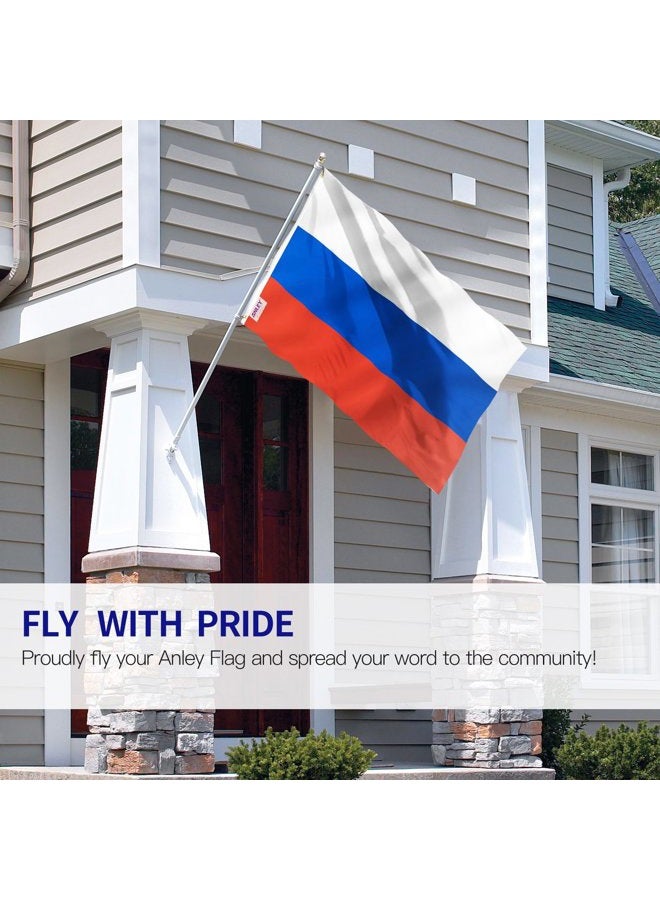 ANLEY Fly Breeze 3x5 Foot Russia Flag - Vivid Color and UV Fade Resistant - Canvas Header and Double Stitched - Russian Federation National Flags Polyester with Brass Grommets 3 X 5 Ft - Image 2