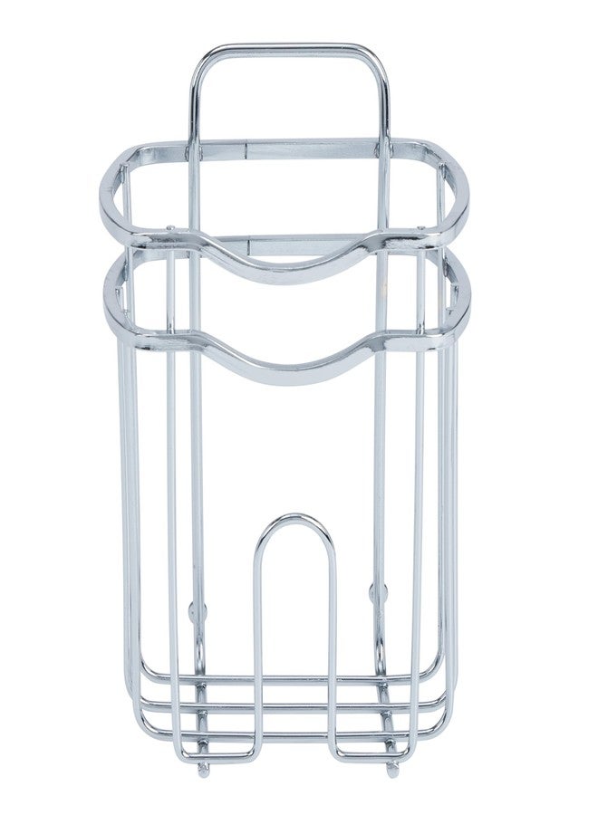 Bath Bliss Adhesive Shower Caddy Organizer | 5 Piece Set | 2 Soap Dishes | 1 Small Organizer | 2 Large Organizers | Bathroom Organization | Holds Up to 15lbs | Easy to install | Chrome - Image 5