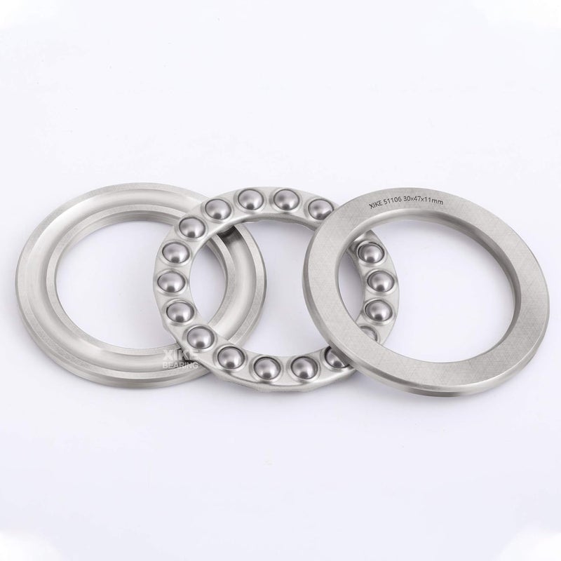 Xike 2 Pack 51106 Bearings 30x47x11mm, High Speed and Chrome Steel Thrust Ball Bearings. - Image 3