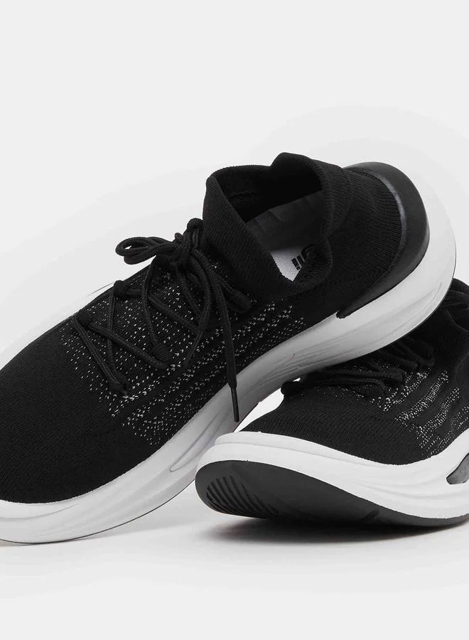 Styli Styli Knitted Chunky Sole Lace Up Sneakers