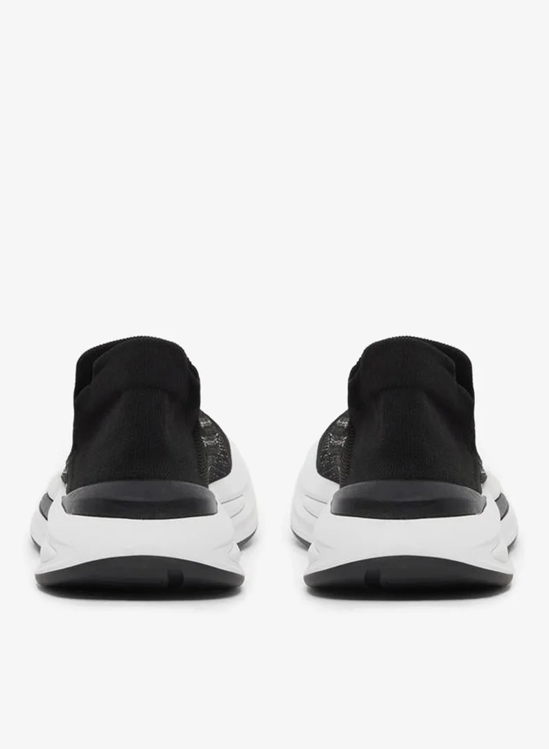 Styli  Knitted Chunky Sole Lace Up Sneakers for Men | Best Price UAE