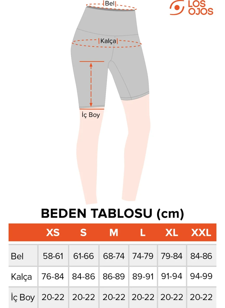 لوس اوهوس Women's Lavender High Waist Lifter Cycling Shorts Short Leggings Biker Basics