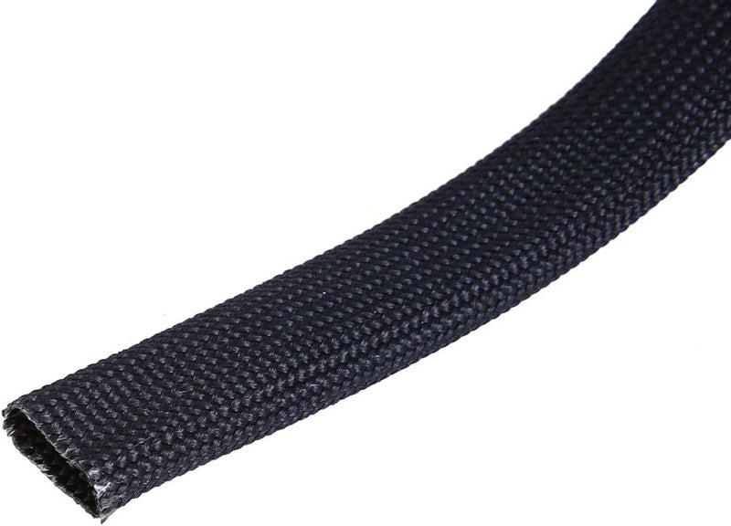 WISAUTO High Temp Black Auto Heat Sleeve Fiberglass Adjustable Heat Shield Black Color (10FT X 6MM(1/4'')) - Image 4