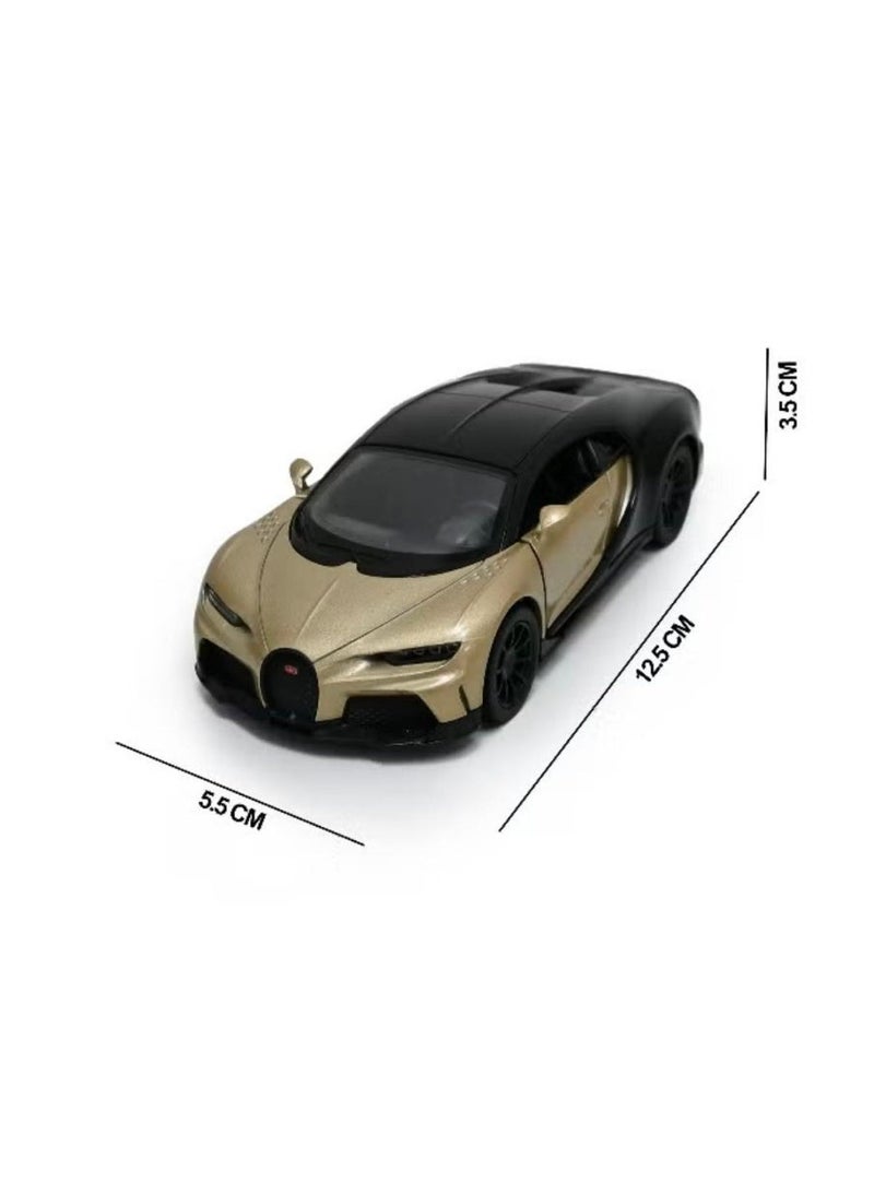 Kinsmart 1:38 Scale Door Openable Pull Back Action Bugatti Chiron Super Sport Diecast Metal Alloy Toy Car - Image 2