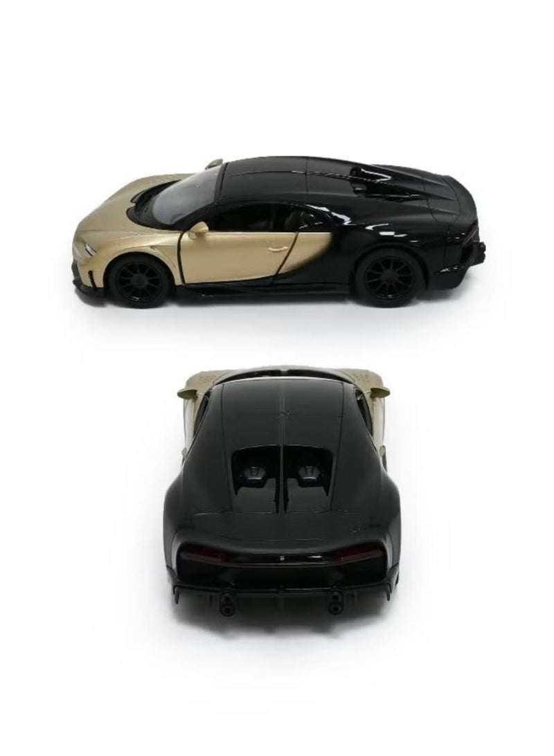 Kinsmart 1:38 Scale Door Openable Pull Back Action Bugatti Chiron Super Sport Diecast Metal Alloy Toy Car - Image 3