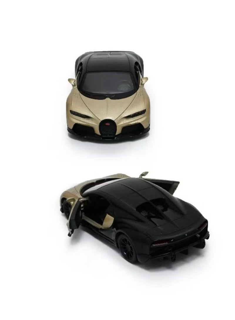 Kinsmart 1:38 Scale Door Openable Pull Back Action Bugatti Chiron Super Sport Diecast Metal Alloy Toy Car - Image 4